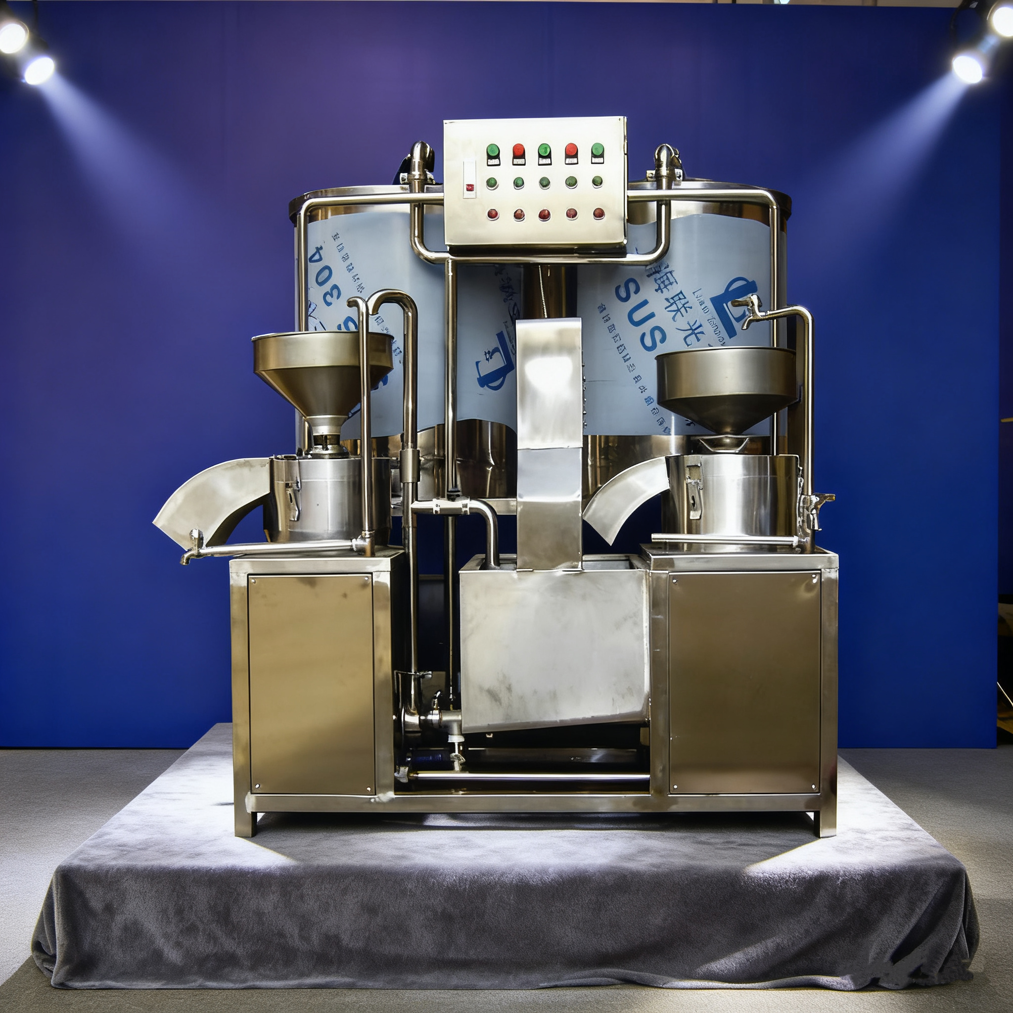 Unité de broyage et de cuisson intégrée pour la transformation du soja à petite échelle