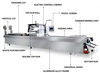 Machine d'emballage sous vide automatique à film étirable DZDL-520-572