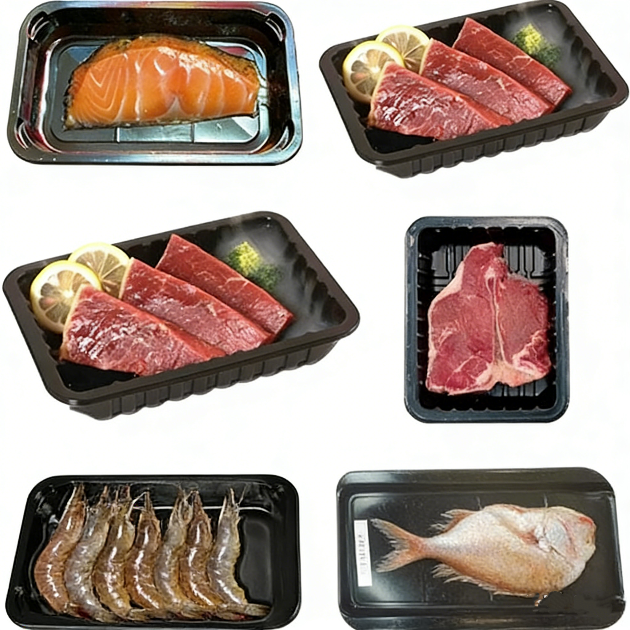 Machine de conditionnement semi-automatique à atmosphère modifiée et peau, conservation des aliments