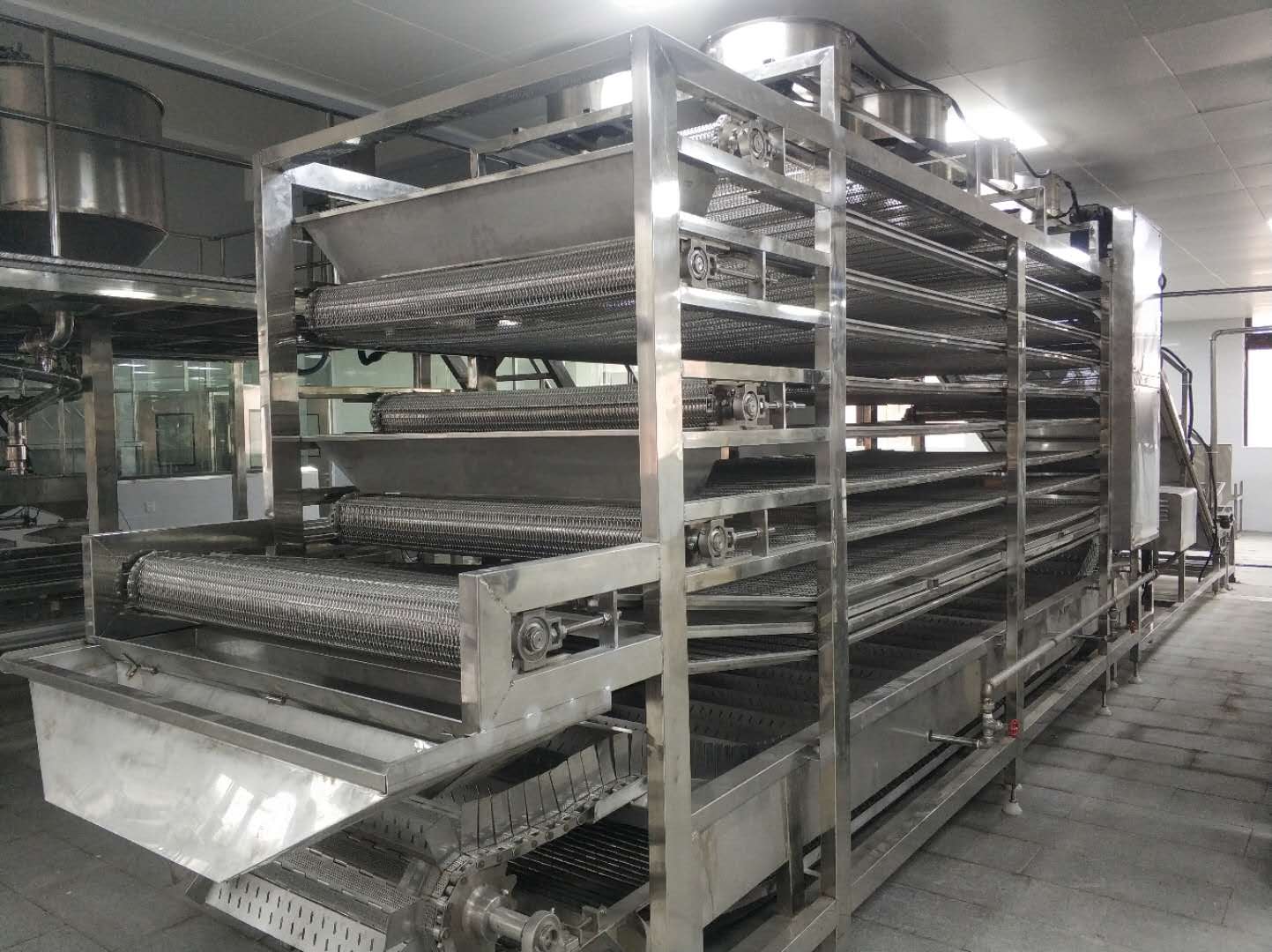 Ligne de production automatique de tofu séché à moyenne échelle CT-ZDDG-450