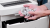 Shredder Micro-Cut Zeneffic pour le bureau à domicile | Niveau de sécurité P5