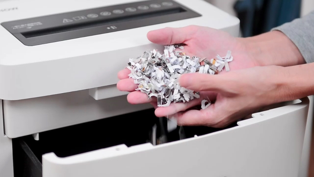 Shredder Micro-Cut Zeneffic pour le bureau à domicile | Niveau de sécurité P5